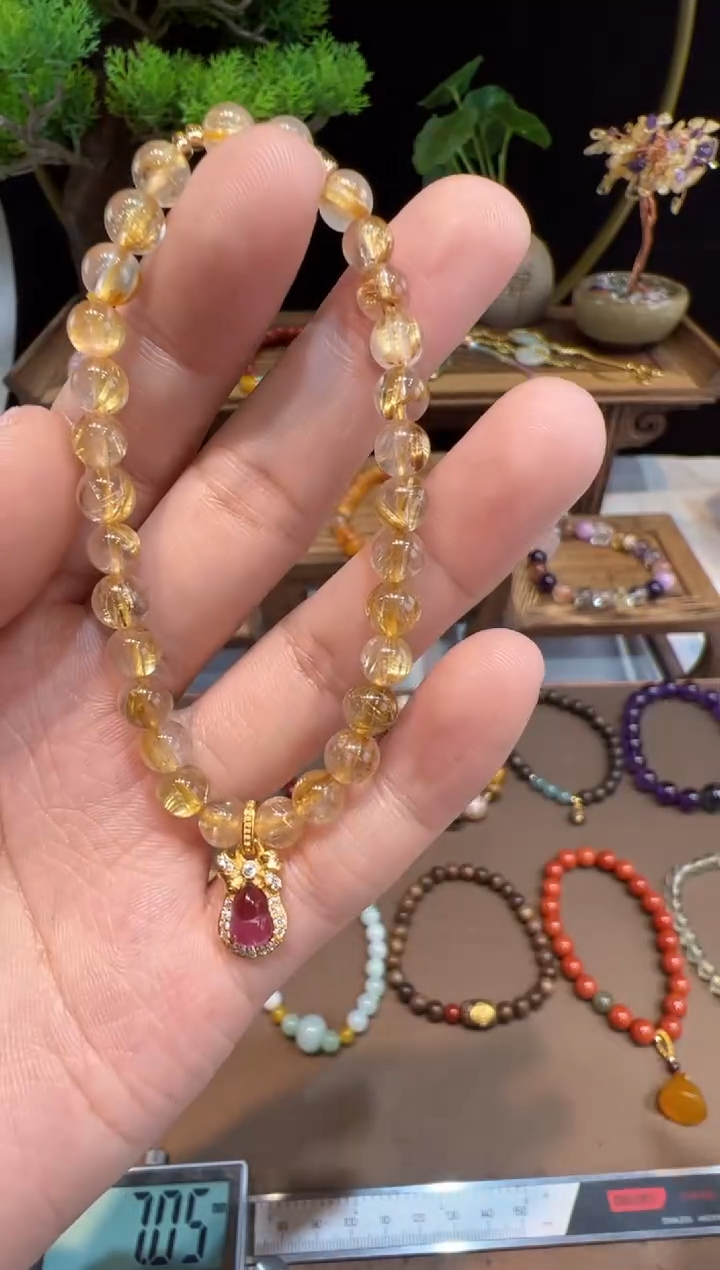 【闪购商品】水晶手串未镶嵌@@手饰