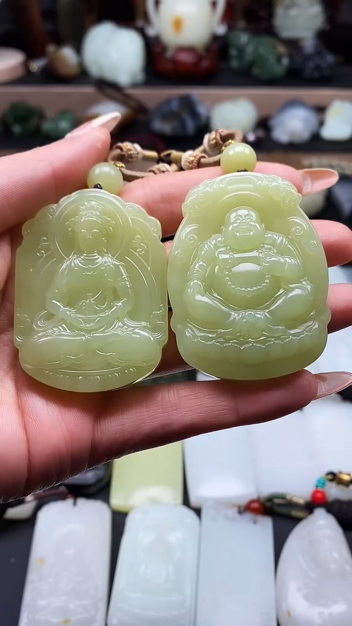 吊坠(不含链)未镶嵌和田玉1