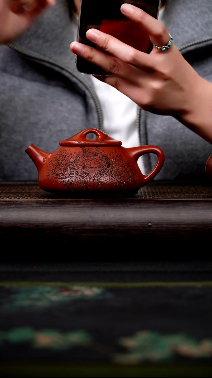 茶壶紫砂金*水大圣 满瓢 大红袍 