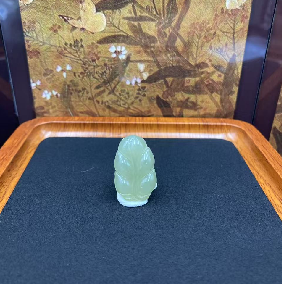 和田玉大业有成吊坠1026