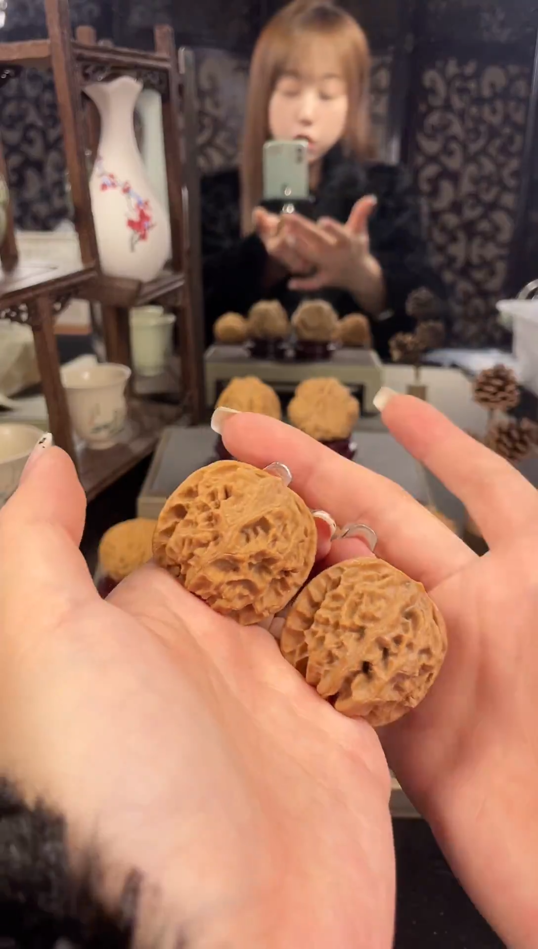 【闪购商品】文玩核桃把件苹果园39尺-17