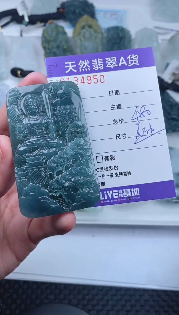 【闪购商品】翡翠颈饰未镶嵌       950