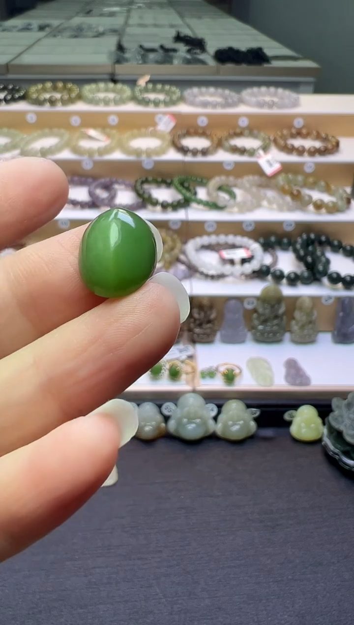 未镶嵌和田玉珠宝半成品194号链接包容