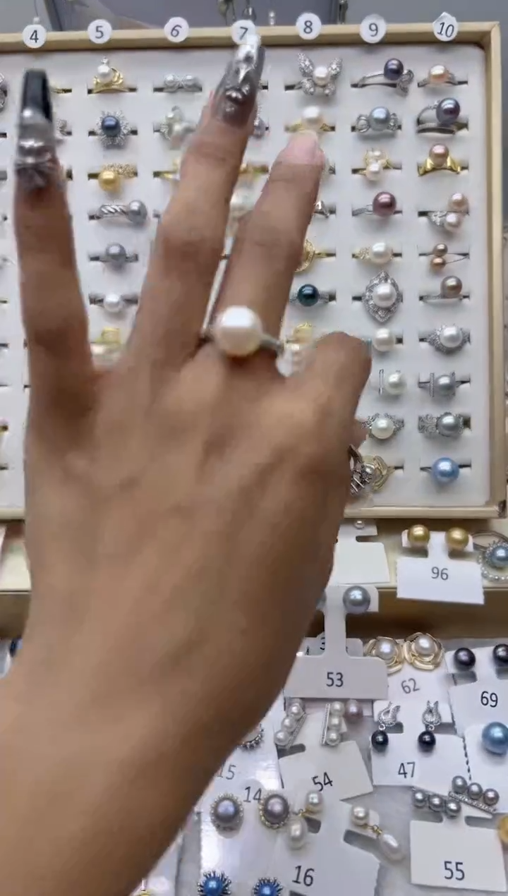 【闪购商品】淡水珍珠戒指合金36