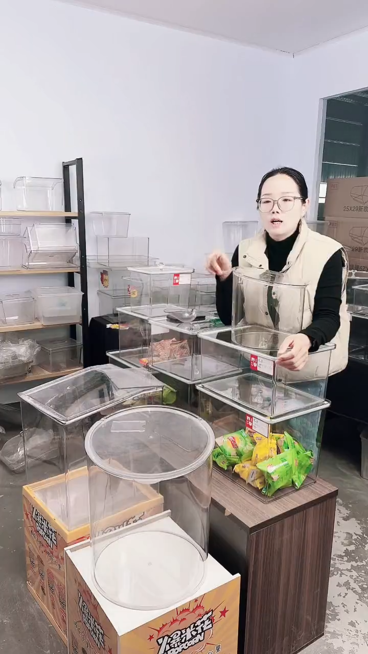 钢化玻璃盖子款2525圆筒16个