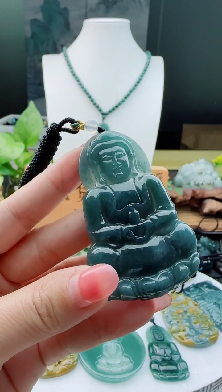 【闪购商品】翡翠颈饰未镶嵌多样性随机一件发货