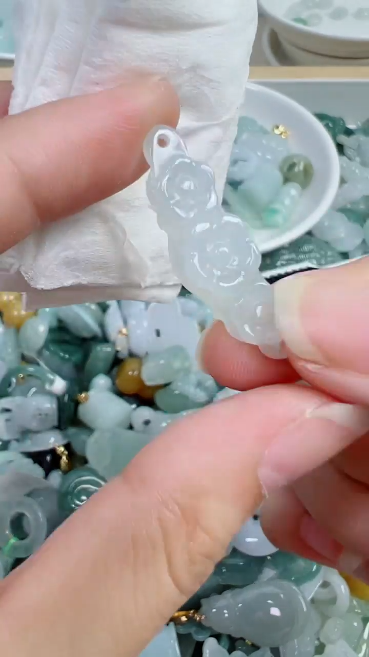 散珠翡翠922号链接，A货翡翠