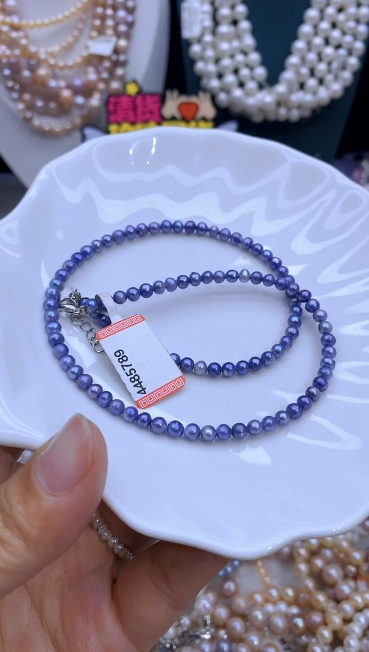 项链未镶嵌淡水珍珠珍珠项链