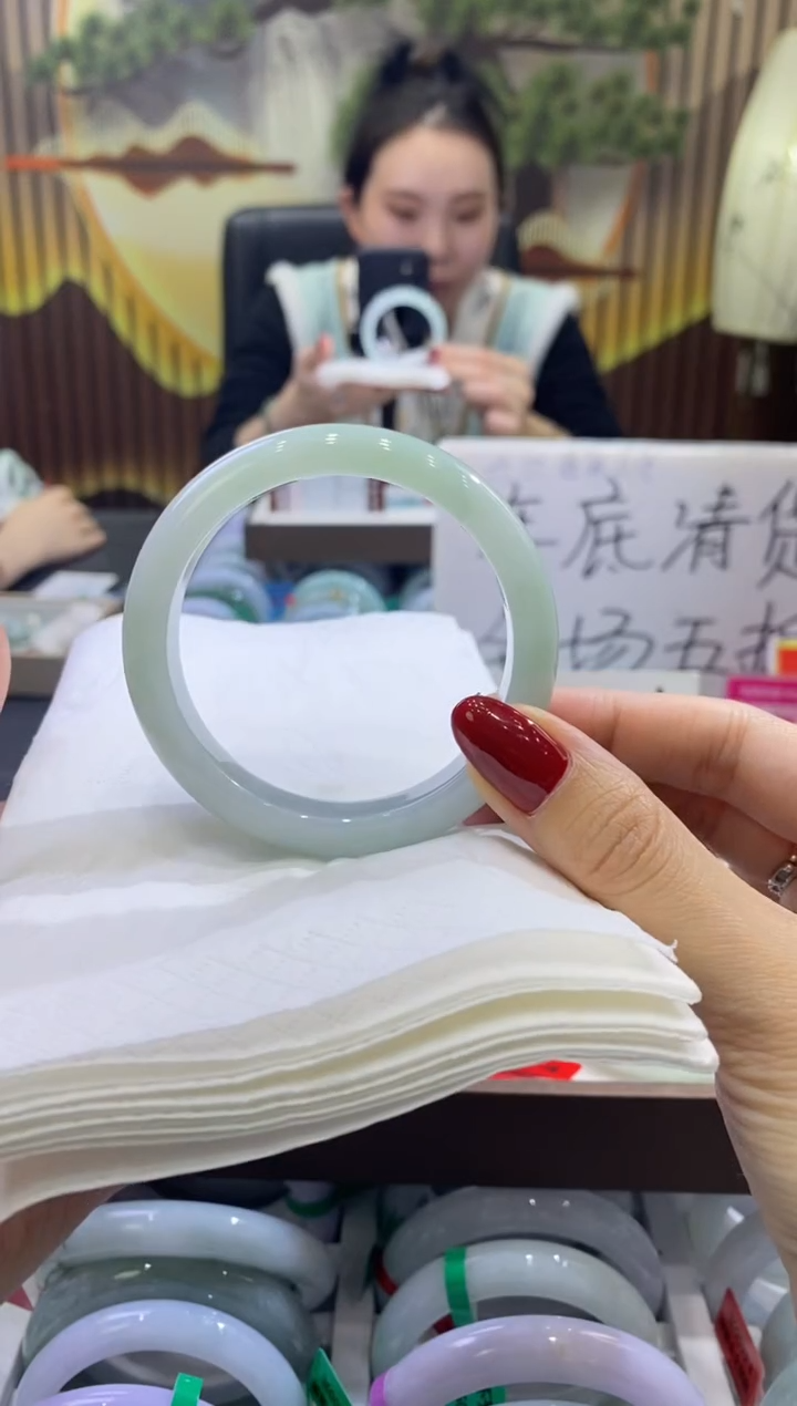 未镶嵌手镯翡翠0004529