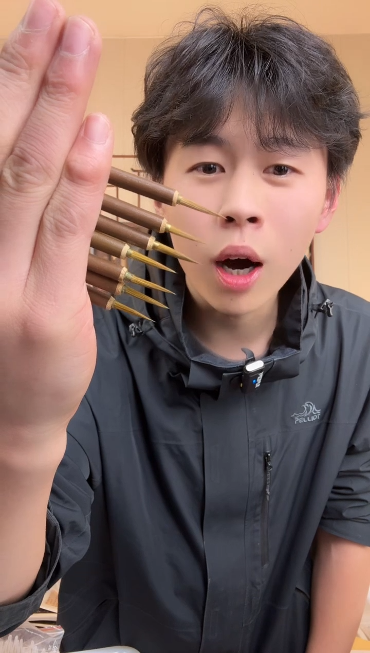 叶筋勾线  大中小共30支  