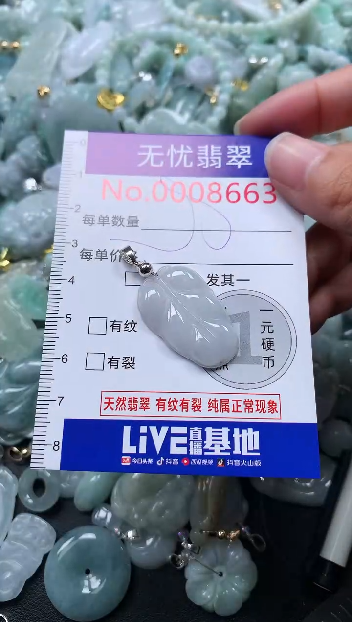 颈饰未镶嵌翡翠8663