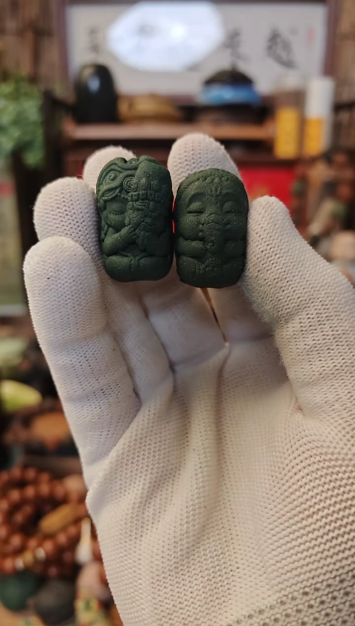 【闪购商品】五行绿色扎基象神吊坠款