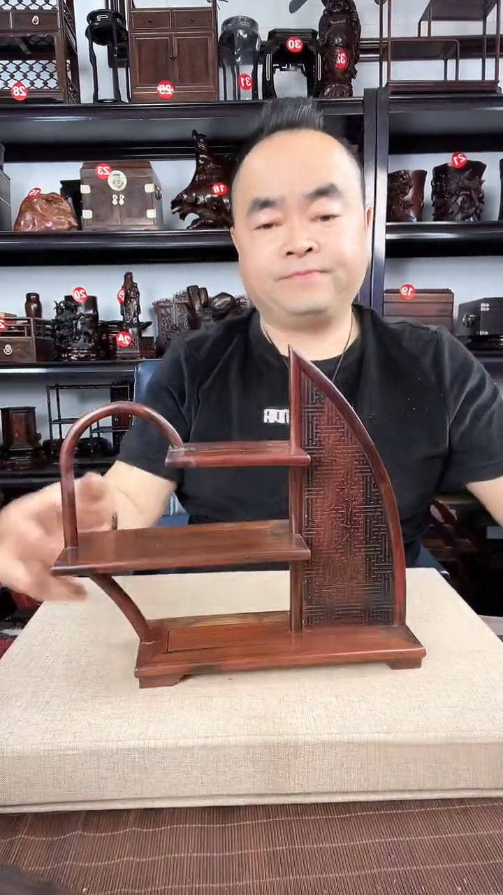 【闪购商品】木602瑕疵老李红木工艺品