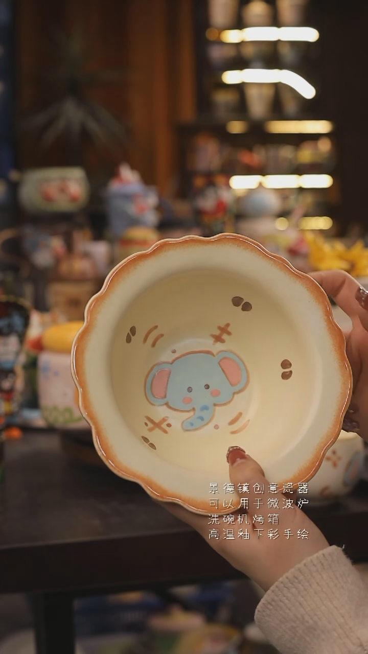 景德镇釉下彩绘设计师款式陶瓷