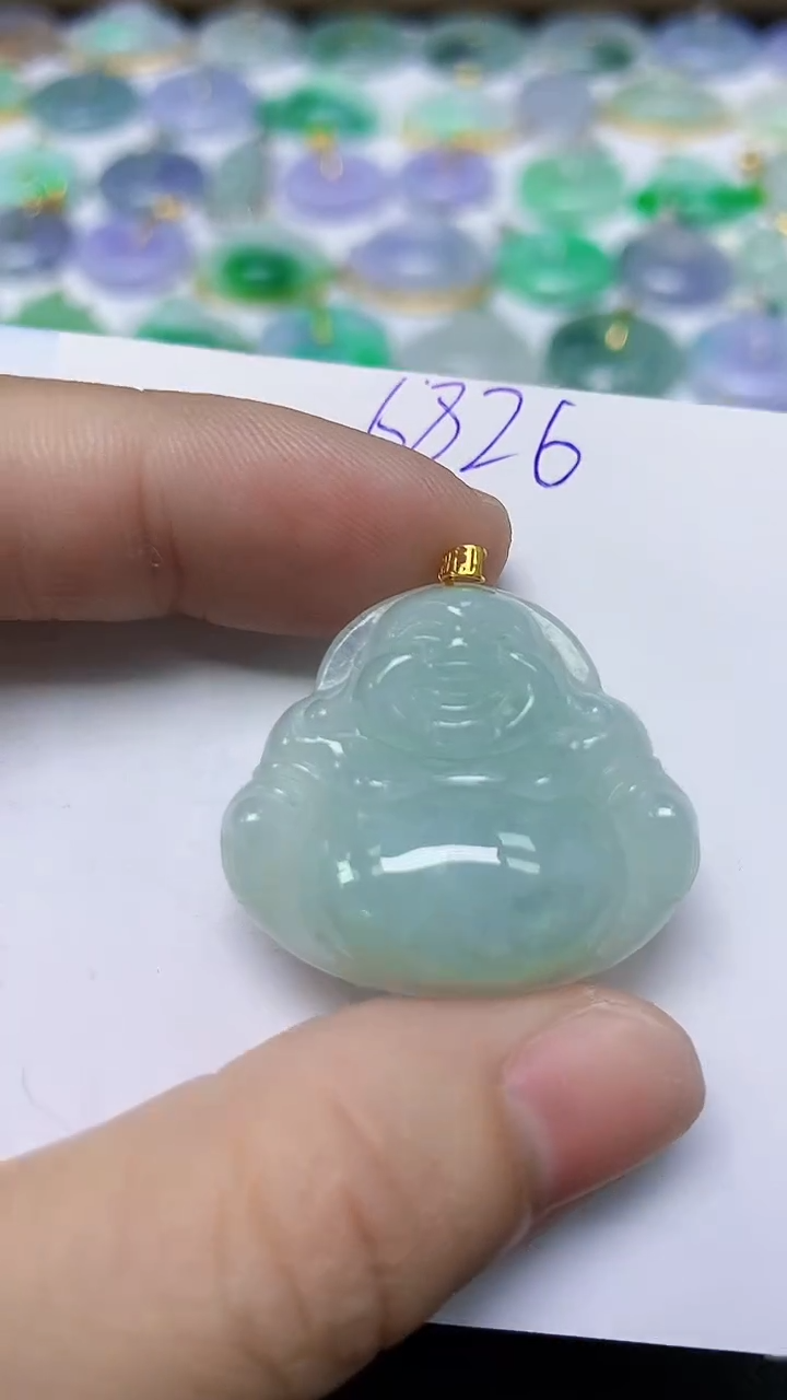 翡翠未镶嵌颈饰 天然缅甸翡翠A货