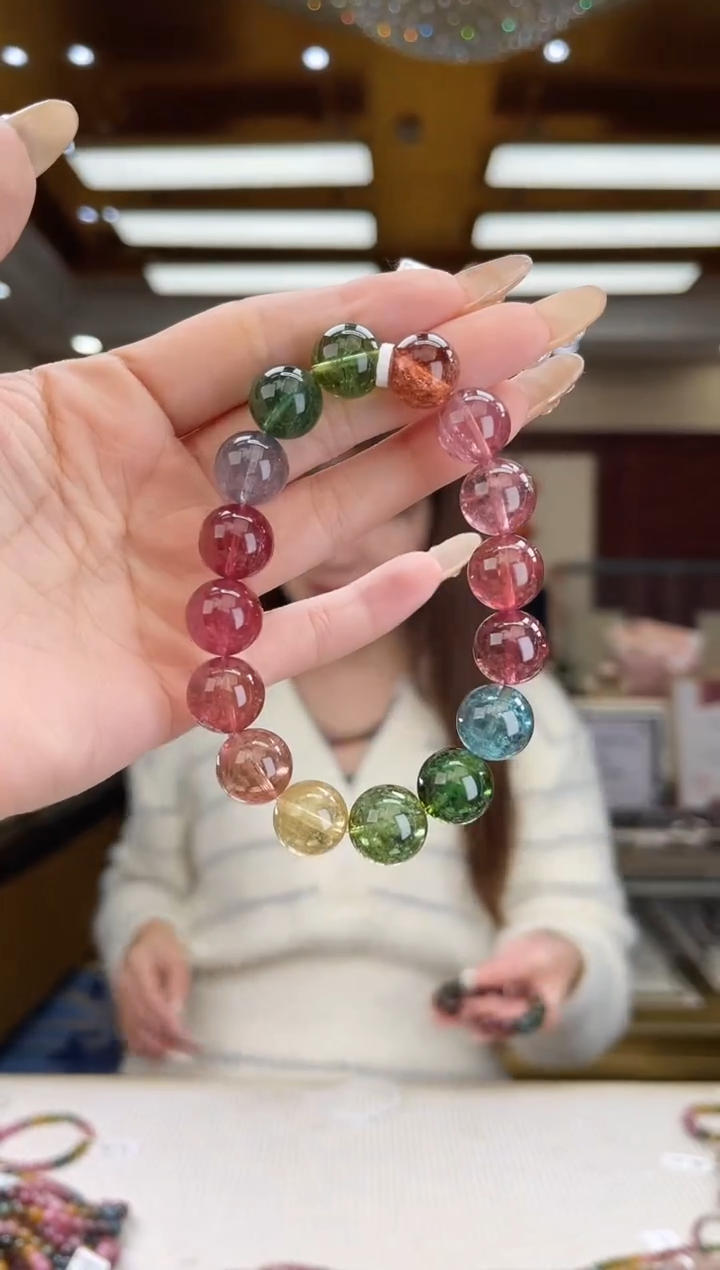 【闪购商品】碧玺/未镶嵌13mm+碧玺单圈多样性发货43