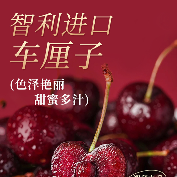 智利车厘子现货现发J/4J鲜鲜应季水果斤车厘子内附果径卡海运同城桑提娜樱桃智利共和国