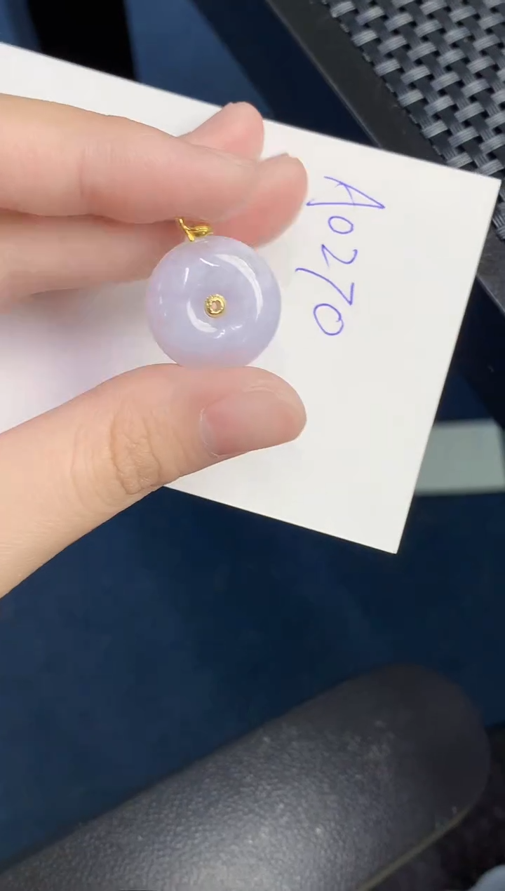 【闪购商品】翡翠颈饰18K金镶嵌000000000