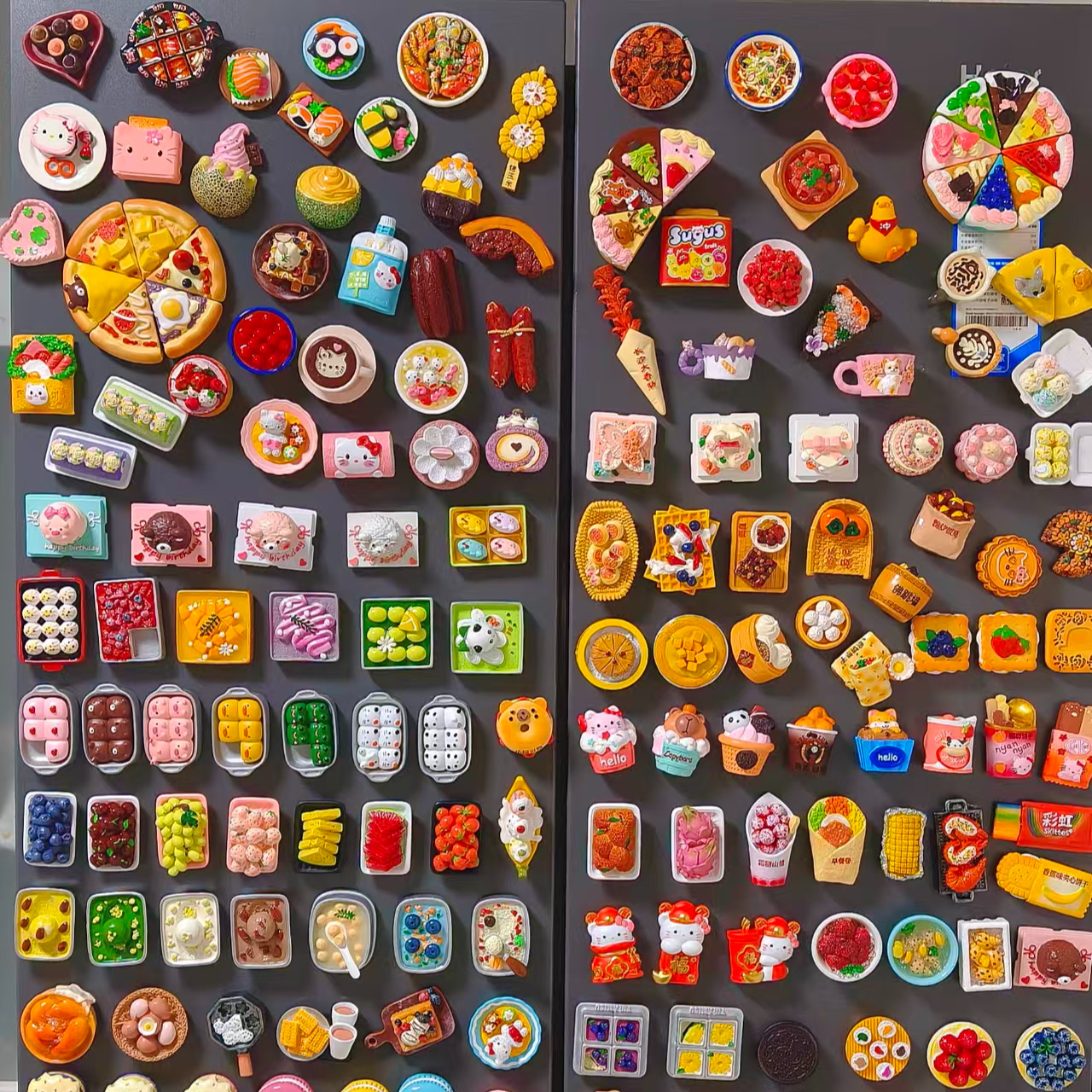 【直播拆】树脂3D仿真食玩冰箱贴DIy潮玩