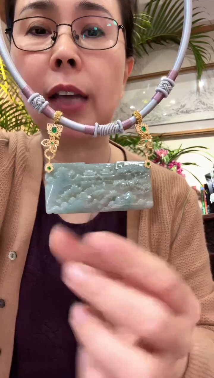 【闪购商品】翡翠颈饰未镶嵌国风