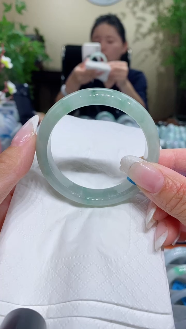 未镶嵌手镯翡翠圈口53.1