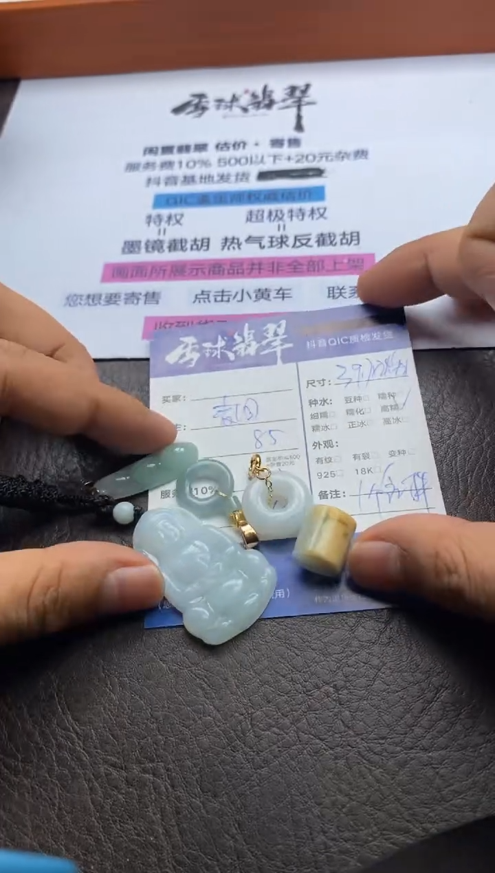 【闪购商品】翡翠颈饰未镶嵌1269209060 98 104 五单