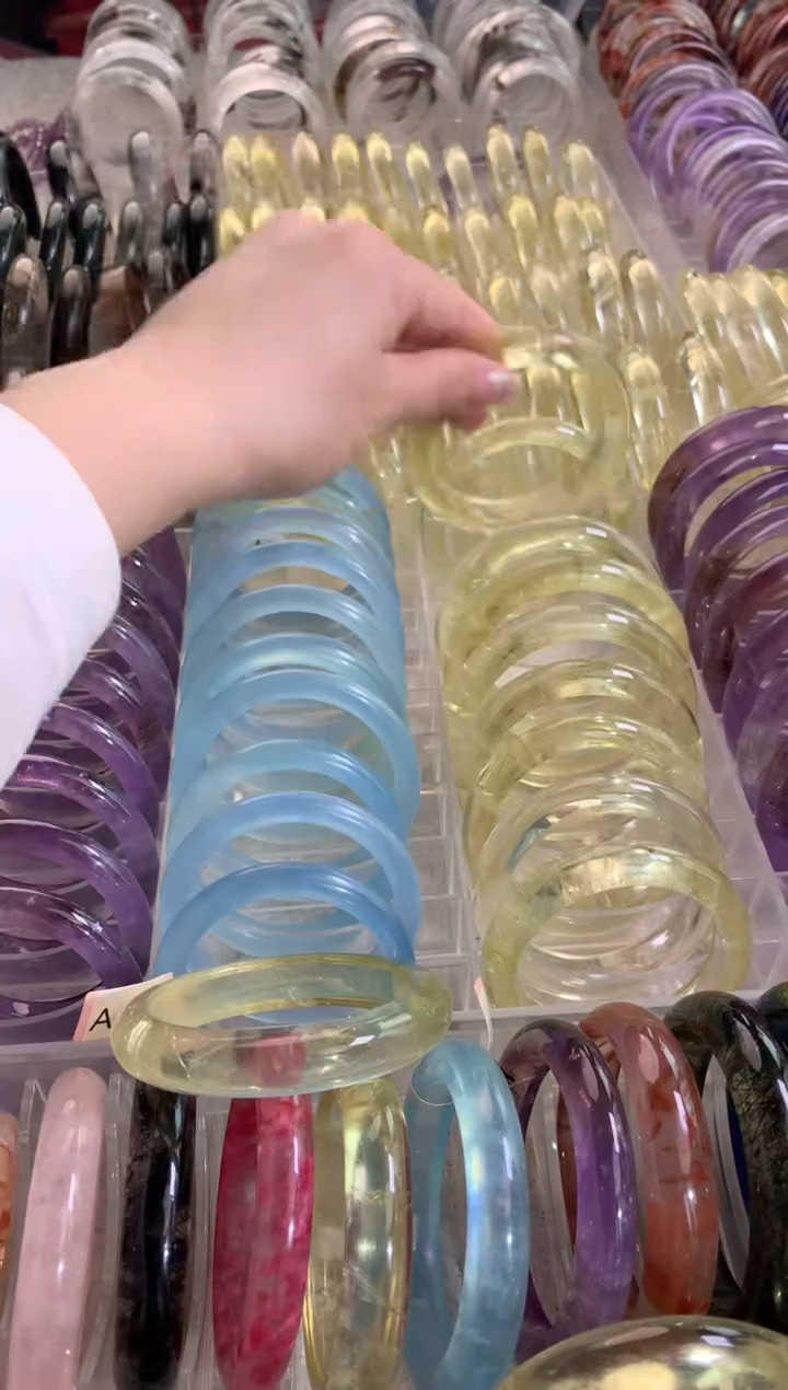 未镶嵌珠宝半成品水晶祈****·（多样性发货）蓝月光手串