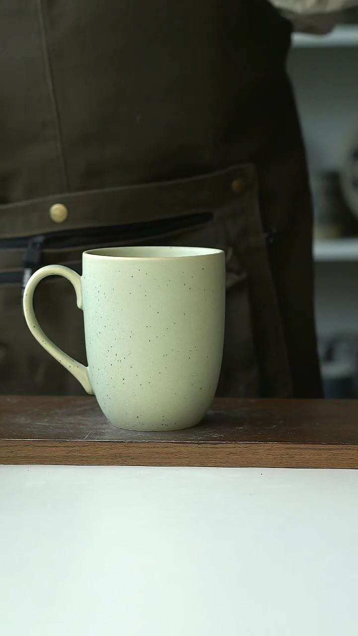 【闪购商品】陶瓷出澳洲山野绿马克杯420ml@4-2@