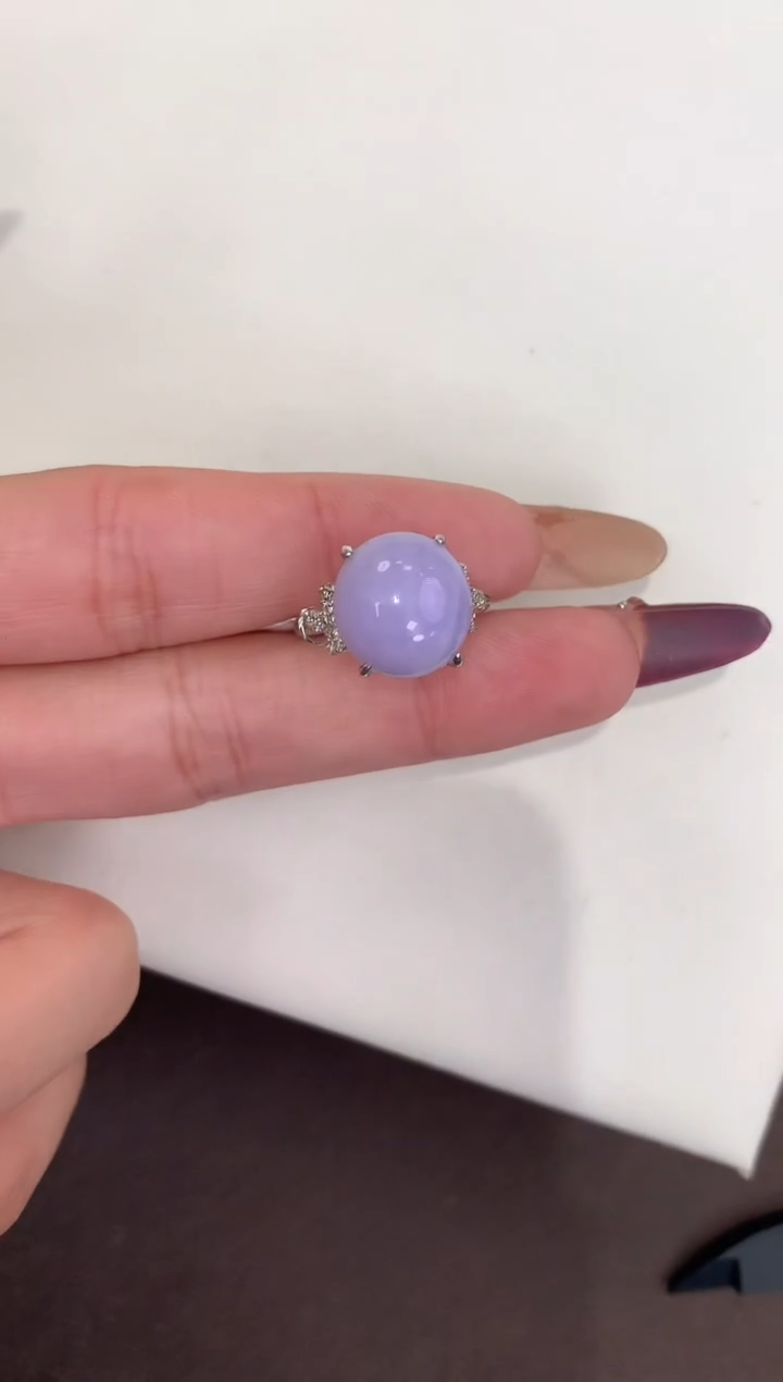 颈饰银S925镶嵌翡翠天然缅甸a货翡翠