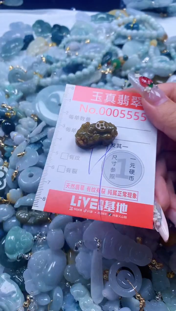 翡翠未镶嵌吊坠(不含链)5555