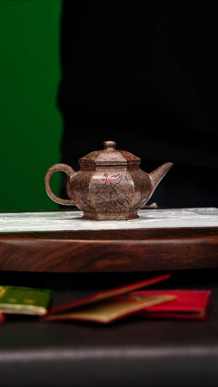 宜兴原矿高端紫砂 谭砂段囊闭烧130cc