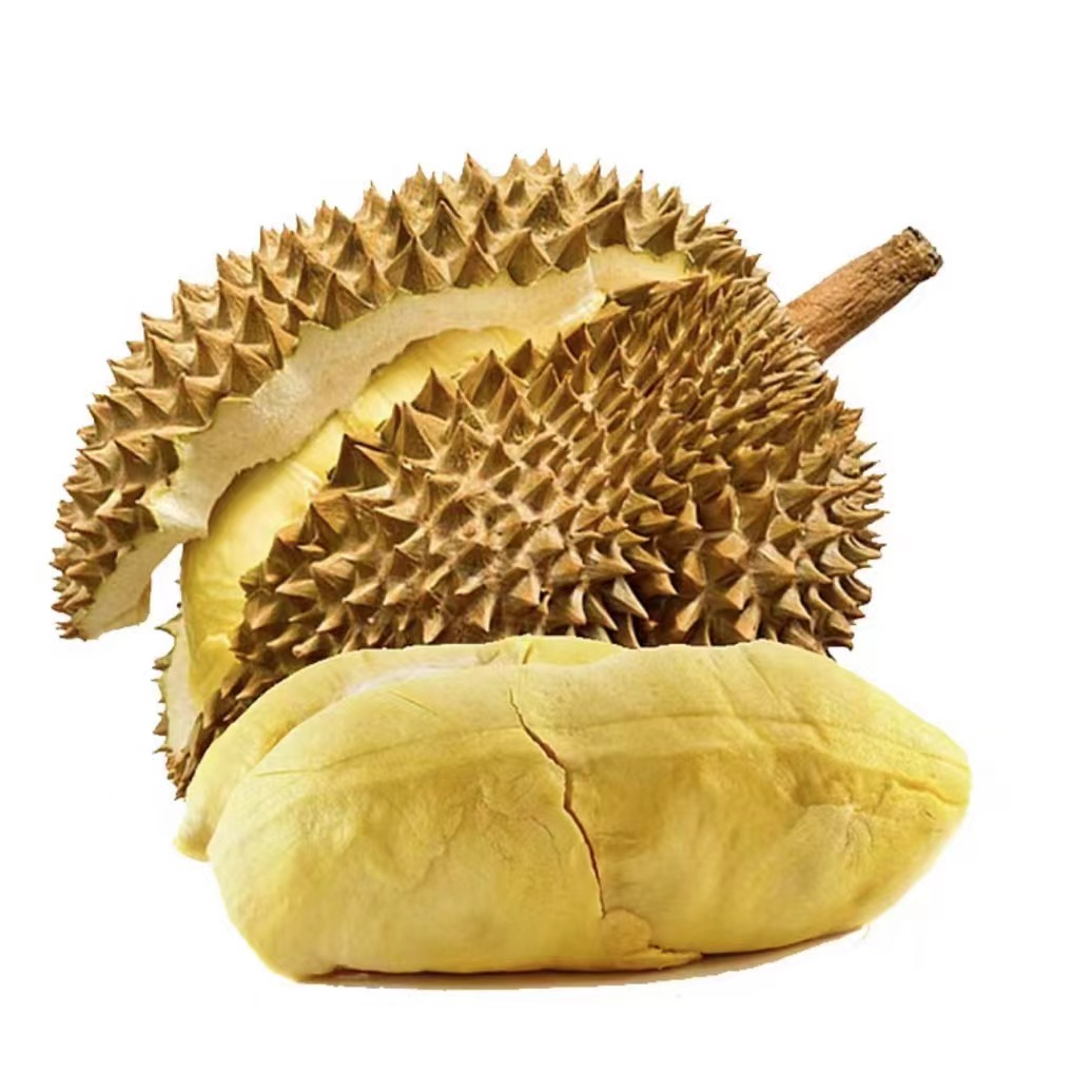 【福利果无售后】空运泰国树熟金枕榴莲鲜榴莲现开纯果肉1.5-2斤核小金枕泰国