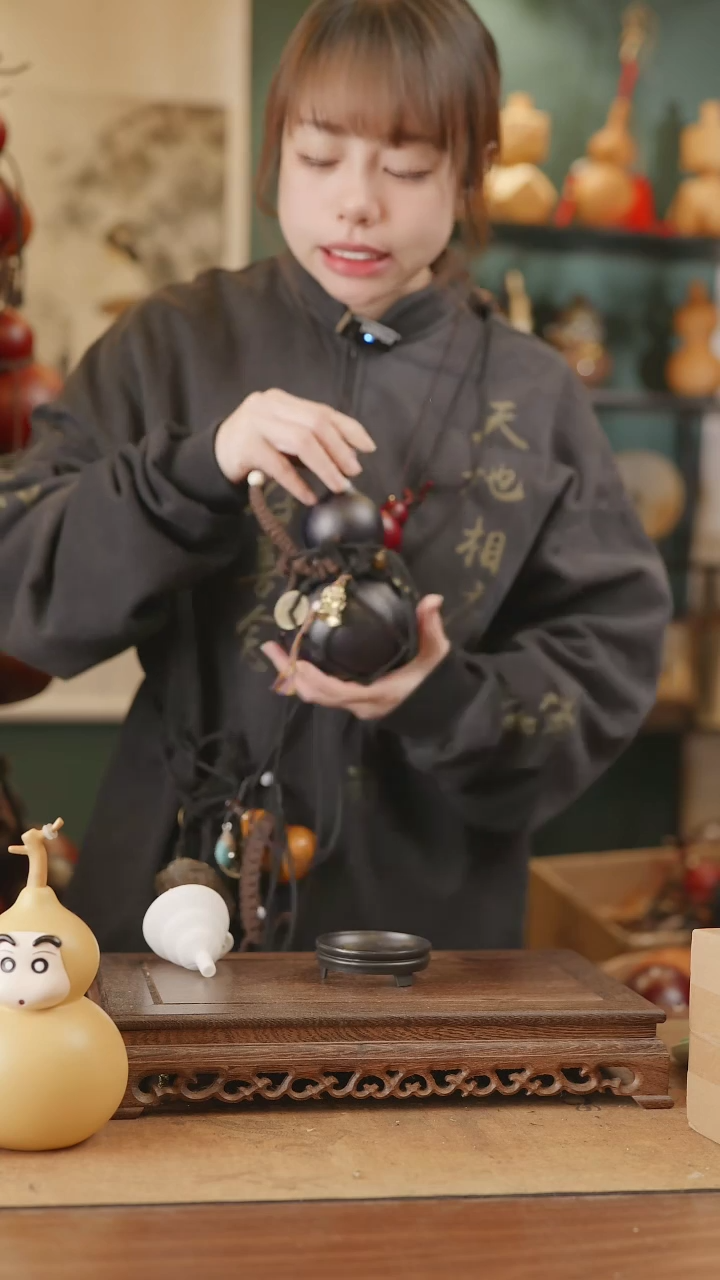 【闪购商品】24号精品天然大漆工艺防渗内胆酒葫芦~