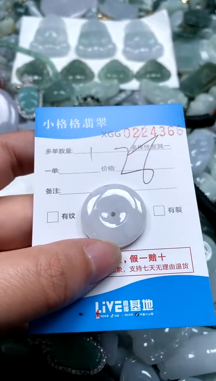 【闪购商品】翡翠颈饰未镶嵌闪购商品0224366