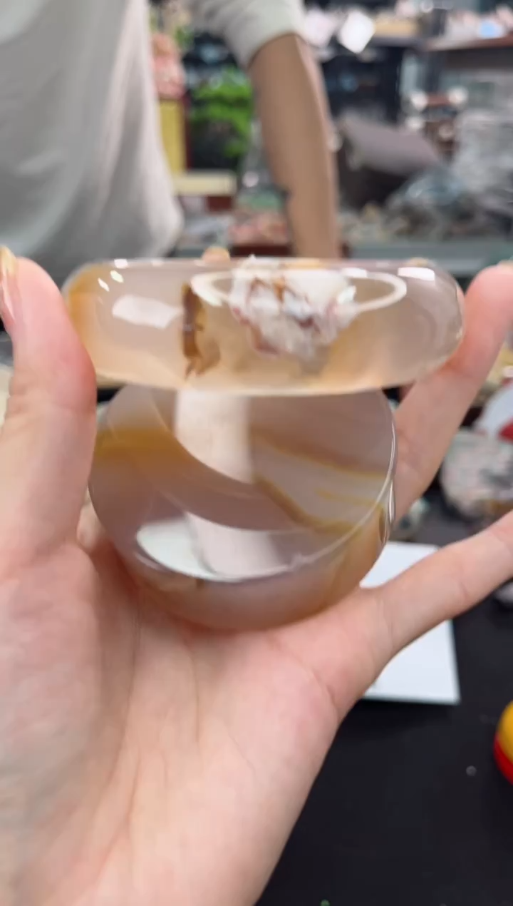 【闪购商品】石英质玉手镯未镶嵌65圈口（赠品镯心）3600409