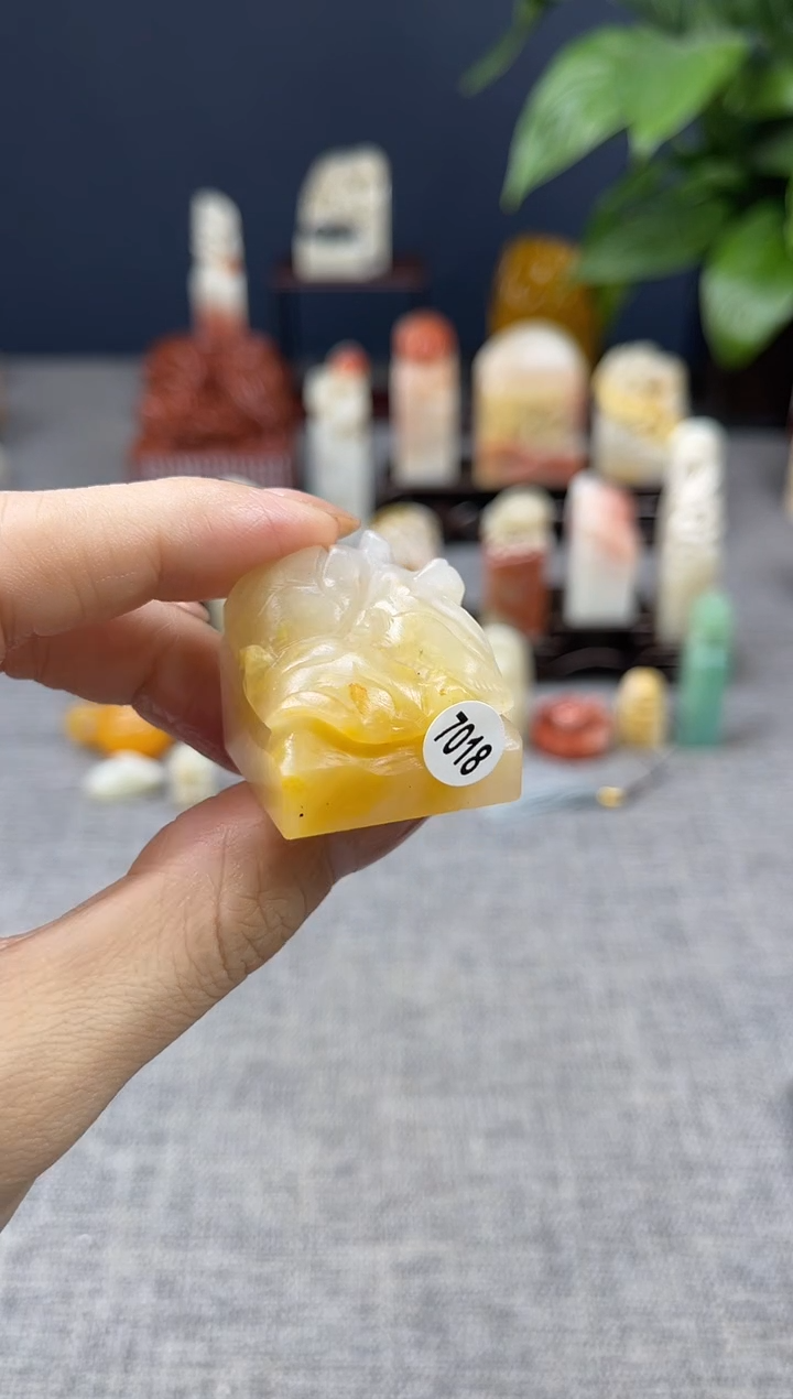 【闪购商品】寿山石印石7018         