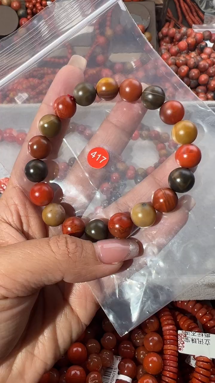 南红玛瑙未镶嵌手串10+