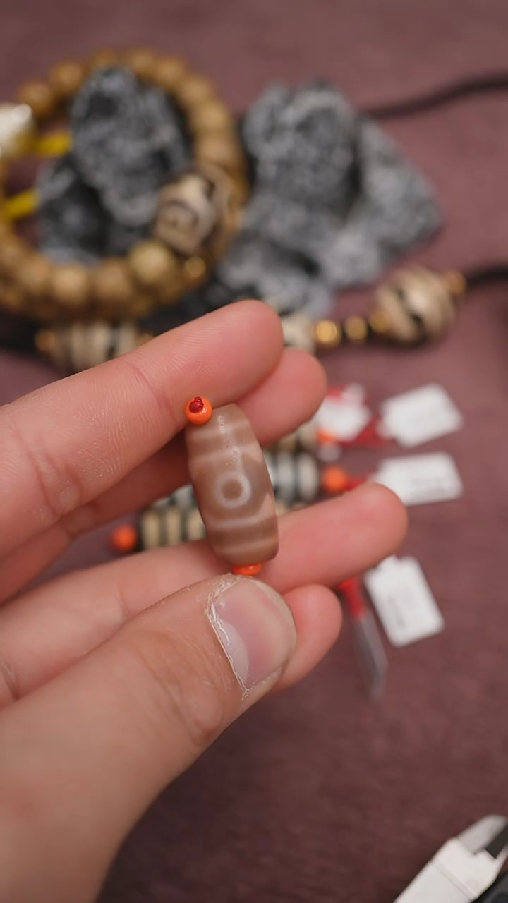 【闪购商品】玛瑙/玉髓颈饰未镶嵌小卢粉3