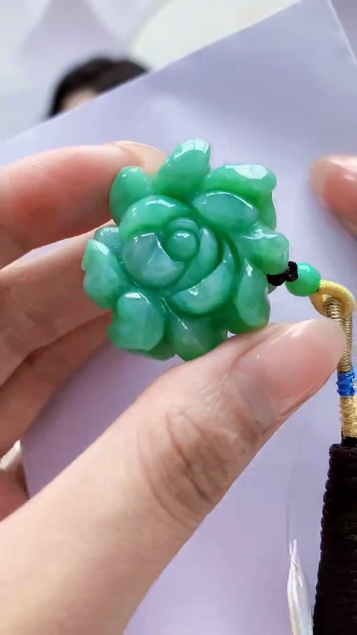 未镶嵌定制翡翠4829MM-毛货挂件72