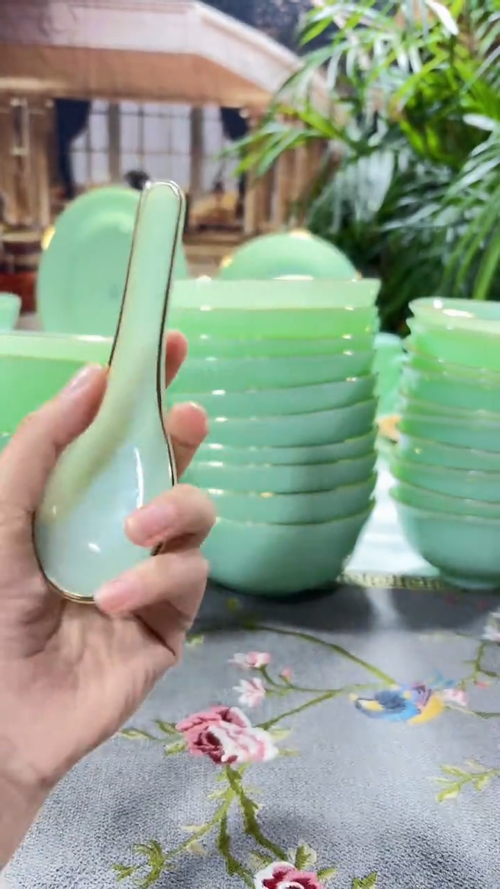 【闪购商品】...小汤勺玉瓷10个  【贝美】
