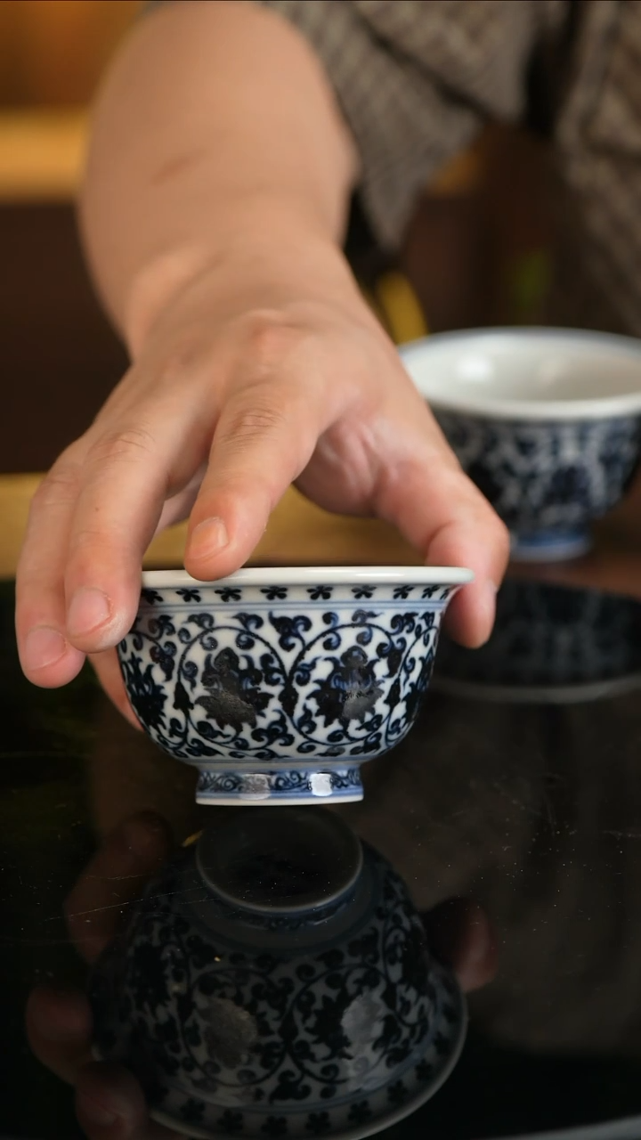 景德镇手工手绘杯