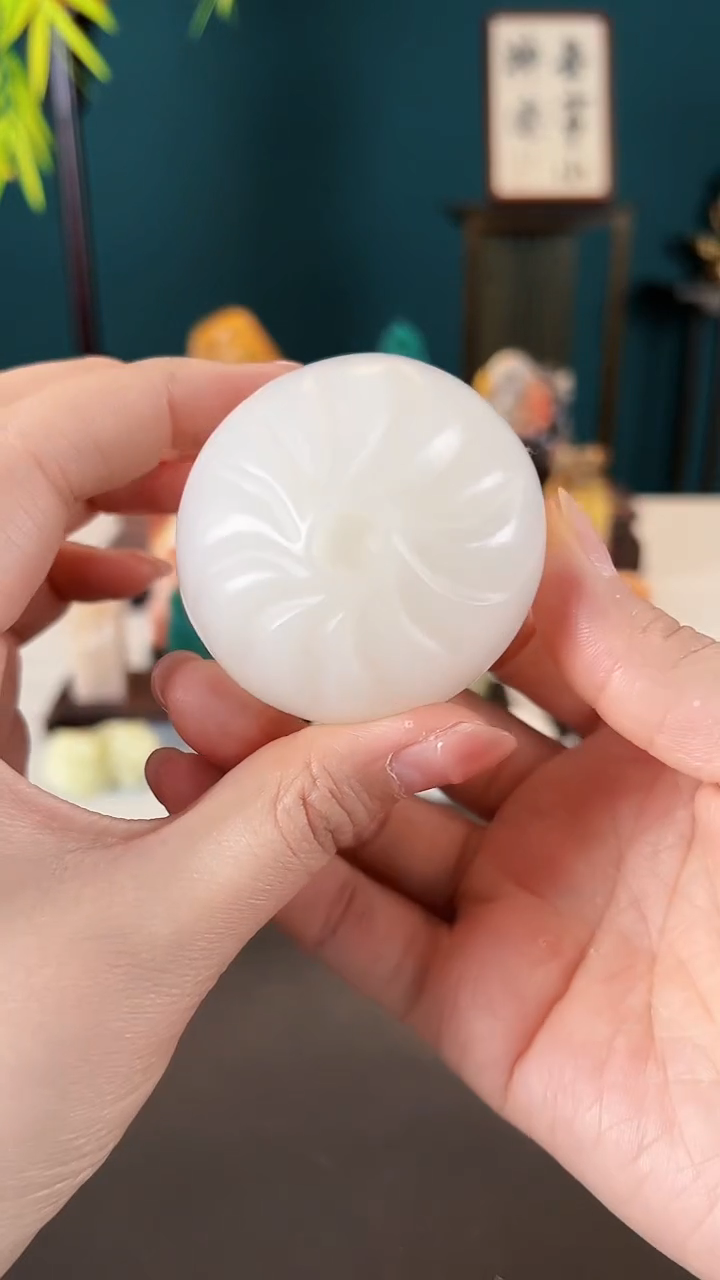 云南石印石白玉蒸蒸日上福报