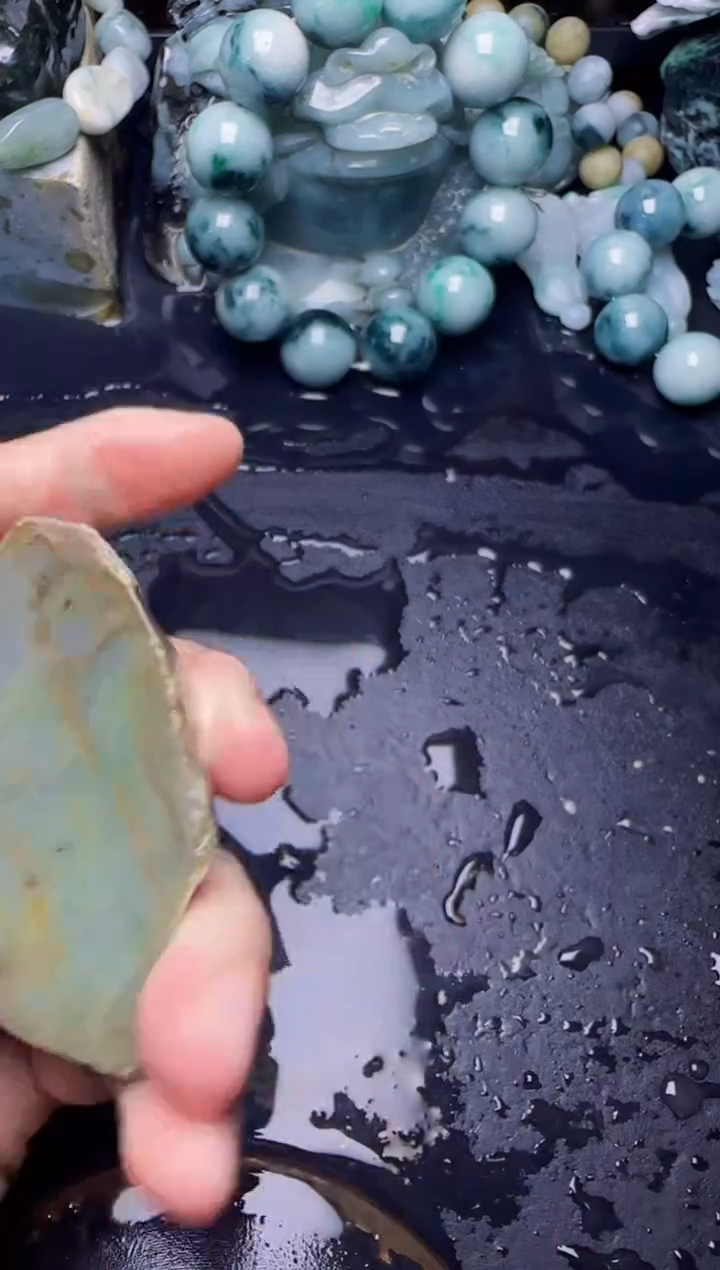 颈饰未镶嵌翡翠生**料27