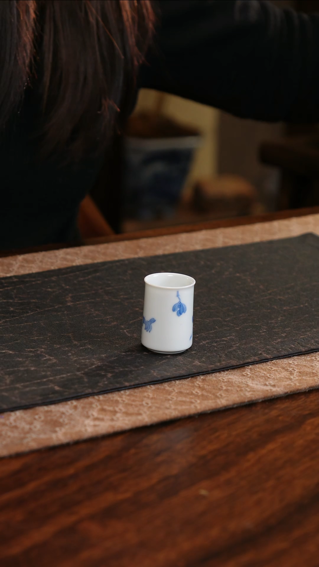 【闪购商品】杯子聚澜堂兰花头异形闻香杯