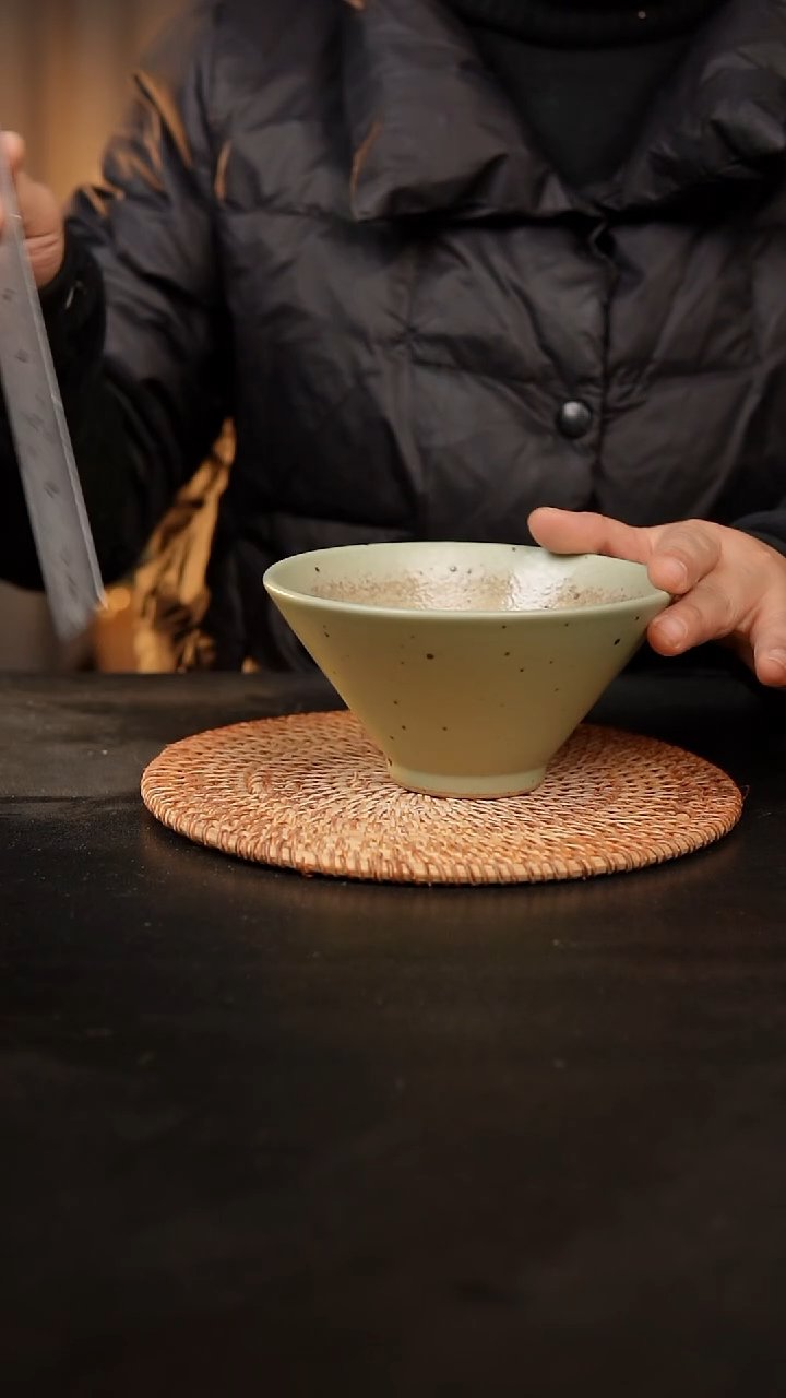 【闪购商品】瓷片泥泥手工花盆口12高7