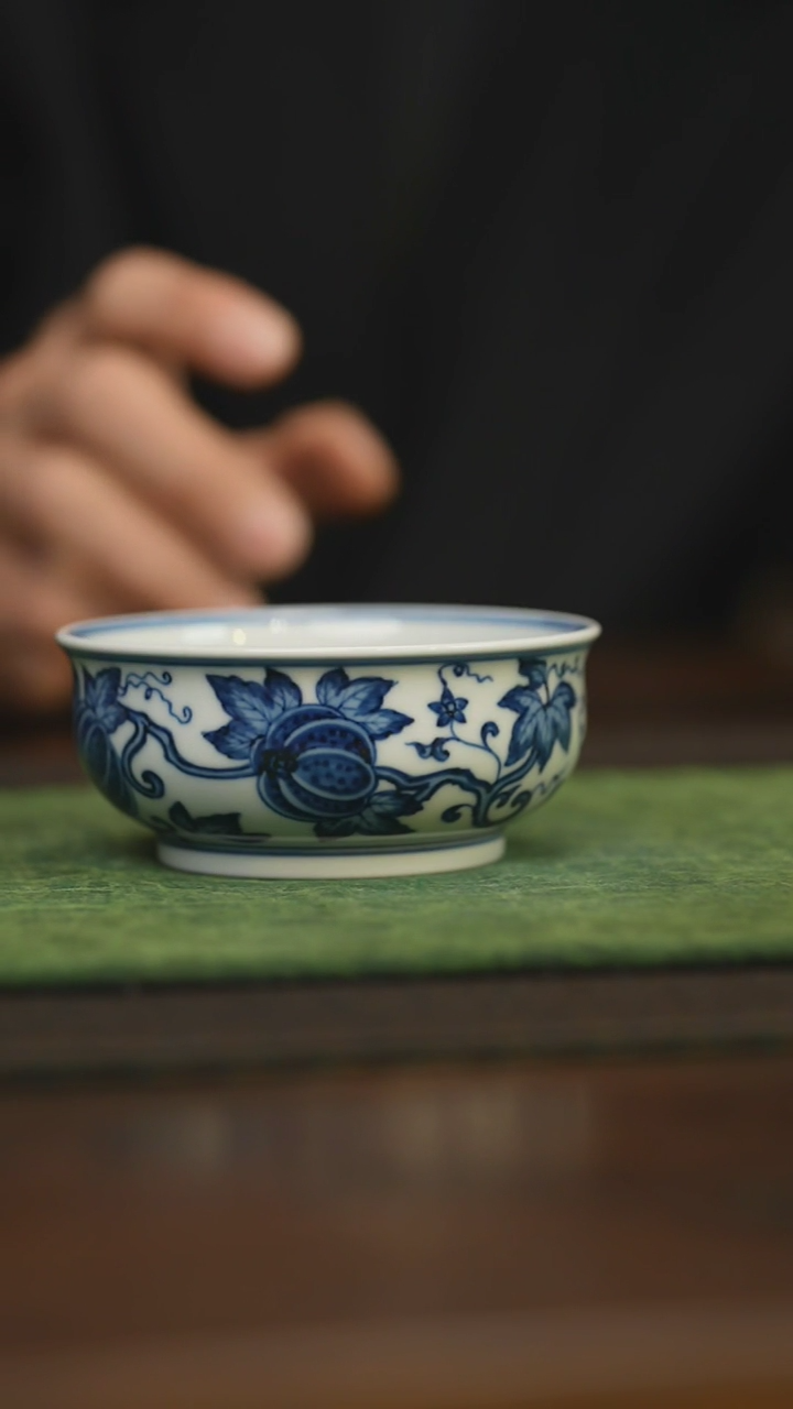 【闪购商品】杯柴窑青花破价福利