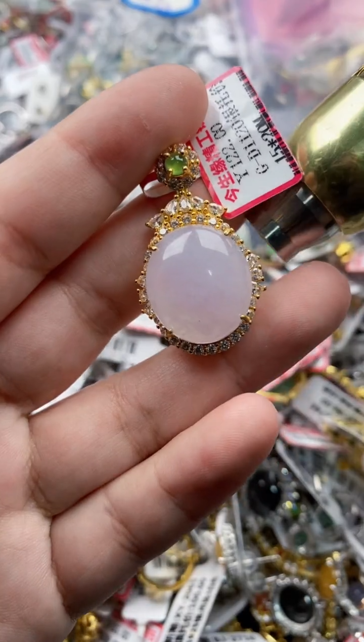 【闪购商品】翡翠戒指银S925镶嵌111111---4