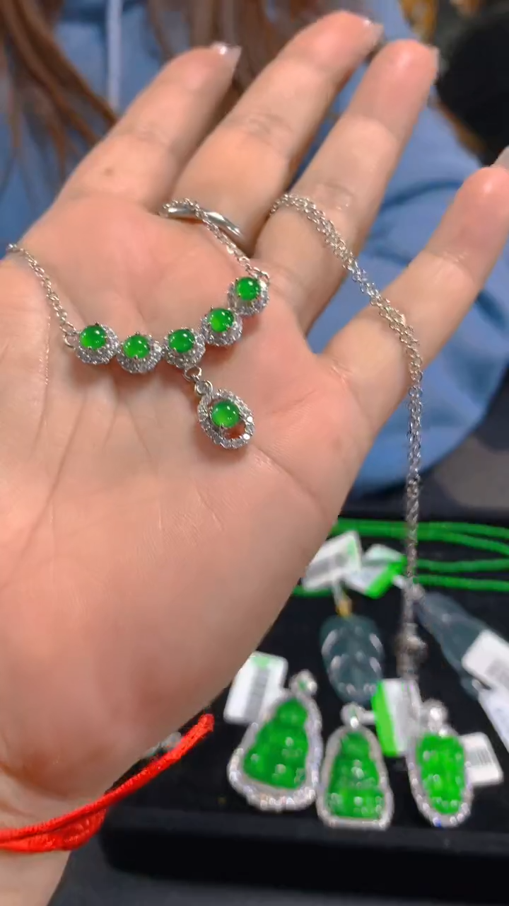 【闪购商品】翡翠项链未镶嵌0883459146多样性发一