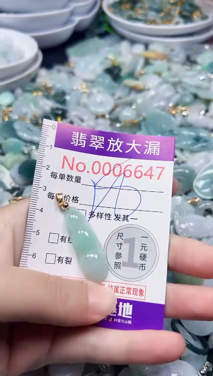 颈饰未镶嵌翡翠6647