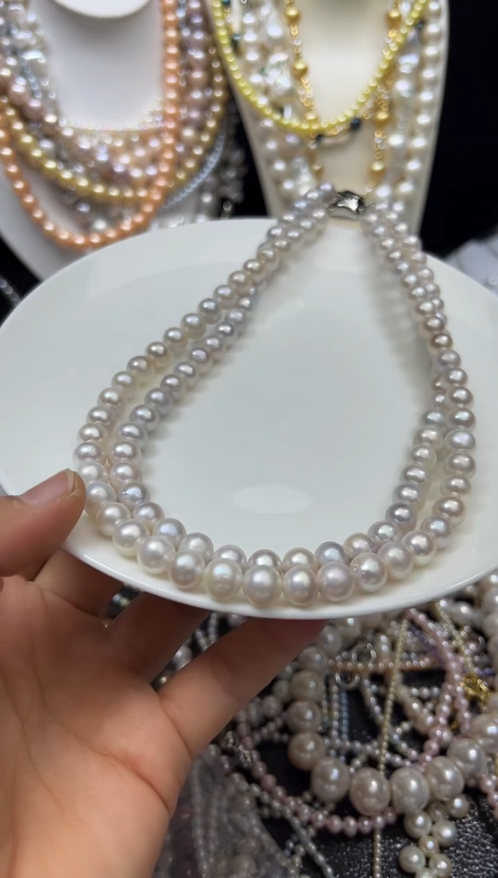 淡水珍珠未镶嵌颈饰多人